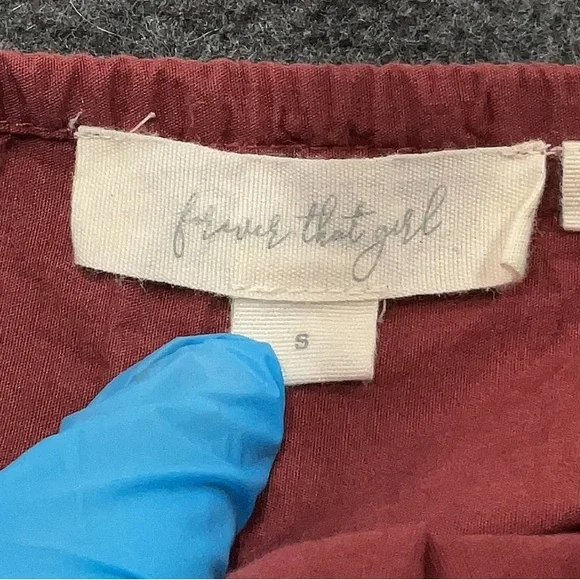 Anthropologie Forever That Girl Scalloped Bow Back Cutouts Mini S Dress - Picture 6 of 7